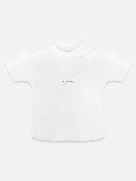 Good Energy Only - Baby Bio-T-Shirt mit Rundhals - Weiß
