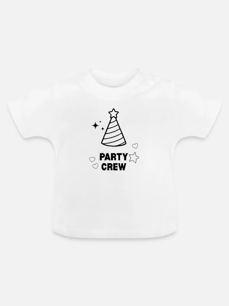 Trage deine Marke - Baby Bio-T-Shirt mit Rundhals - Weiß