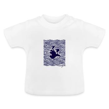 Île de Rügen, Mecklembourg-Poméranie occidentale, mer Baltique - T-shirt bio col rond Bébé - blanc - Devant