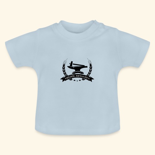 smedolvector svart - Ekologisk T-shirt med rund hals baby