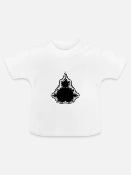Apfelmännchen - Baby Bio-T-Shirt mit Rundhals - Weiß