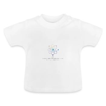 Atom - Baby Bio-T-Shirt mit Rundhals - Weiß - Vorne