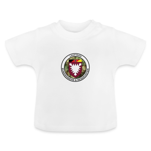 Logo des Laufteams - Baby Bio-T-Shirt mit Rundhals