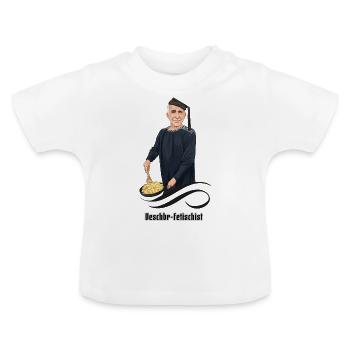 Rieser Grantler // Illustration - Baby Bio-T-Shirt mit Rundhals - Weiß - Vorne