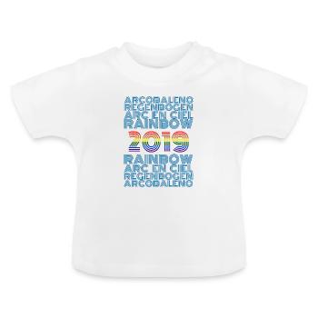 2019 - Baby Organic T-Shirt with Round Neck - white - Front