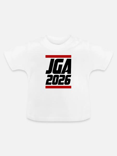 Jga 2026 - Baby Bio-T-Shirt mit Rundhals - Weiß