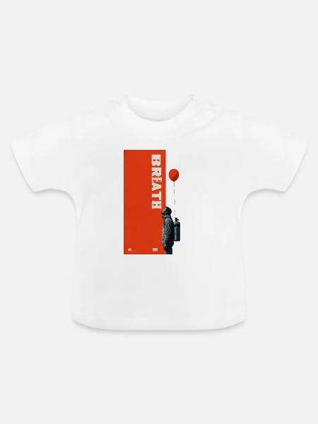 Breath natur - Baby Bio-T-Shirt mit Rundhals - Weiß