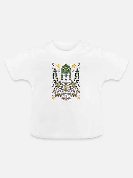 Juwelen von Kabylien - Baby Bio-T-Shirt mit Rundhals - Weiß