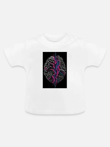 Das biologische Urprogramm - Baby Bio-T-Shirt mit Rundhals - Weiß