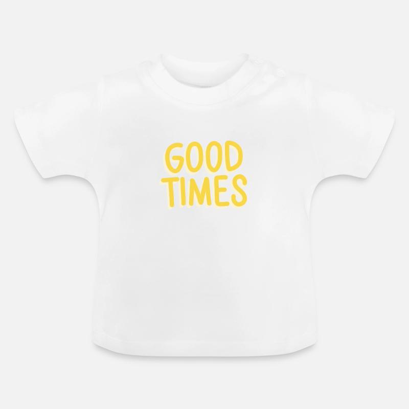 Prospérité - T-shirt bio col rond Bébé - blanc