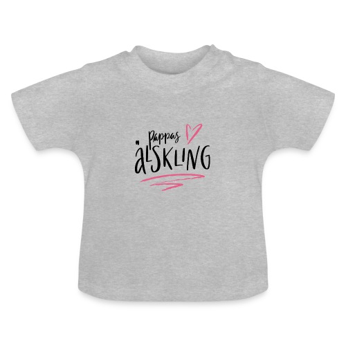 Pappas älskling - Ekologisk T-shirt med rund hals baby