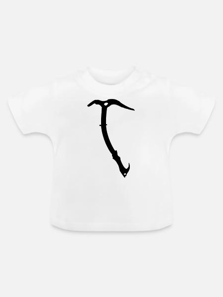 eispickel - Baby Bio-T-Shirt mit Rundhals - Weiß