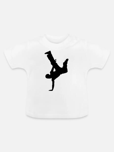 Dancer - Baby Bio-T-Shirt mit Rundhals - Weiß