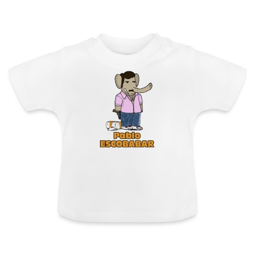 PABLO ESCOBABAR ! (par Axel Ville) - T-shirt bio col rond Bébé