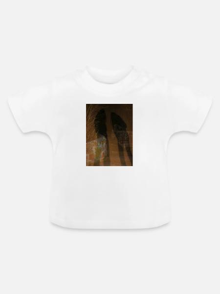 Zusammen auf uralten Stufen - Baby Bio-T-Shirt mit Rundhals - Weiß