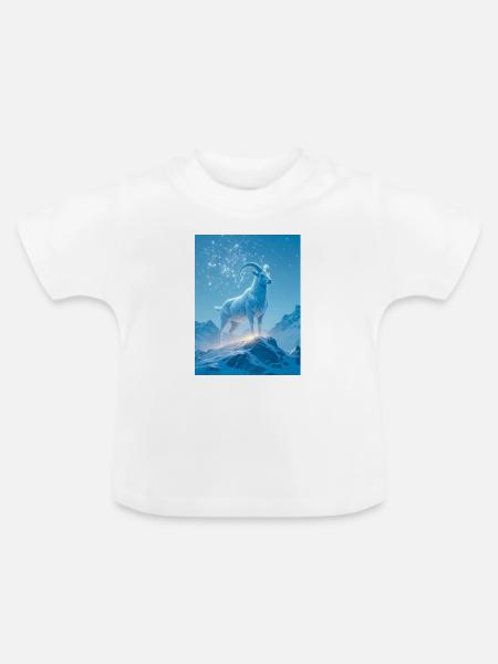 Uralter kosmischer Wächter steigt auf - Baby Bio-T-Shirt mit Rundhals - Weiß