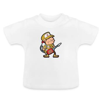 Chasseurs d’exterminateurs - T-shirt bio col rond Bébé - blanc - Devant