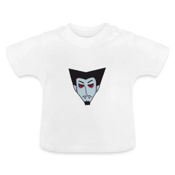 Halloween vampire Comte Dracula - T-shirt bio col rond Bébé - blanc - Devant