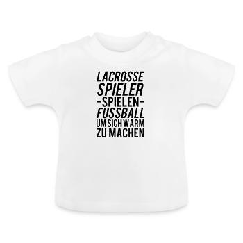 lacrosse - T-shirt bio col rond Bébé - blanc - Devant