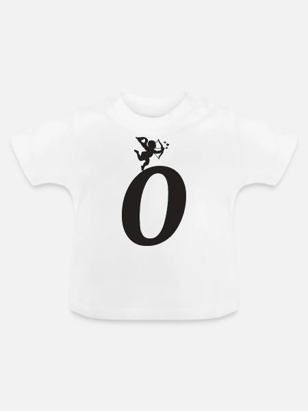 O - Baby Bio-T-Shirt mit Rundhals - Weiß