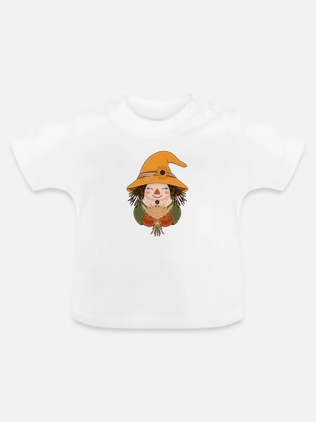 motiv_summer - Baby Bio-T-Shirt mit Rundhals - Weiß