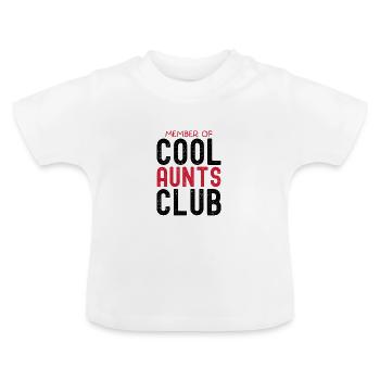 Tante - T-shirt bio col rond Bébé - blanc - Devant