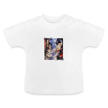Esthétique streetwear japonaise - T-shirt bio col rond Bébé - blanc - Devant
