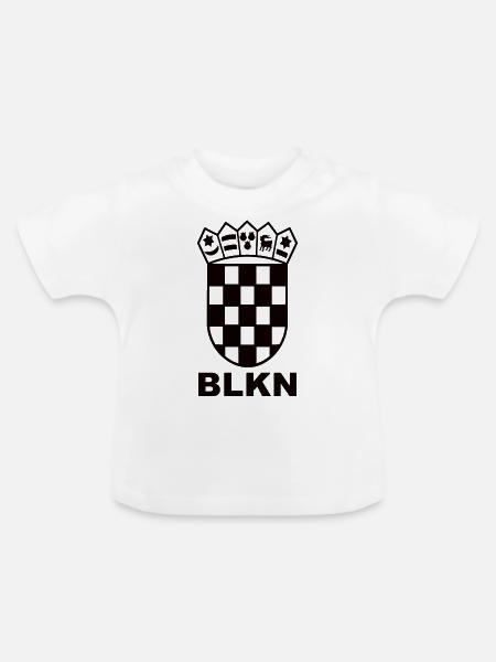 Balkan - Baby Bio-T-Shirt mit Rundhals - Weiß