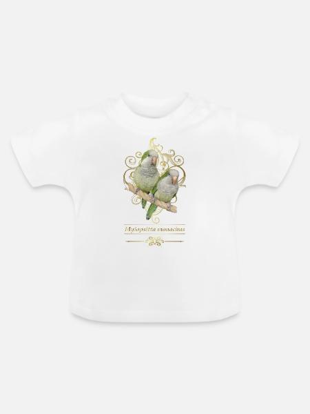 Argentinischer Sittich - Baby Bio-T-Shirt mit Rundhals - Weiß