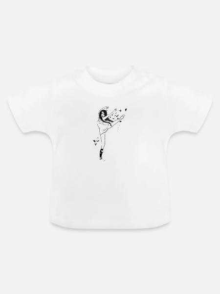 Fairy Queen - Baby Bio-T-Shirt mit Rundhals - Weiß
