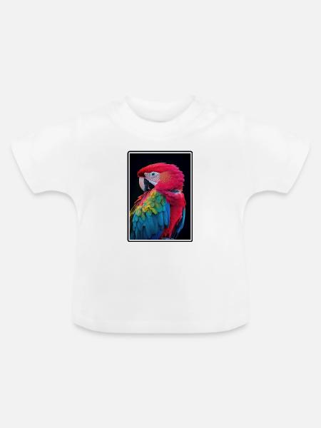 Aras Ara - Baby Bio-T-Shirt mit Rundhals - Weiß