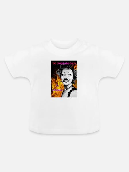 Burn_Baby-_Burn - Baby Bio-T-Shirt mit Rundhals - Weiß