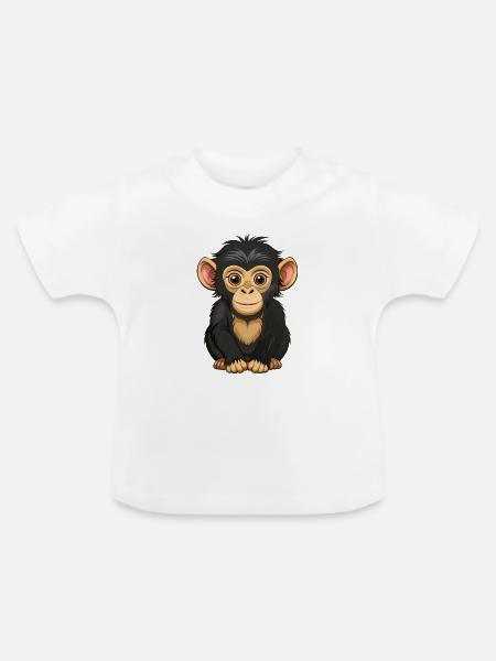Babybiene - Baby Bio-T-Shirt mit Rundhals - Weiß