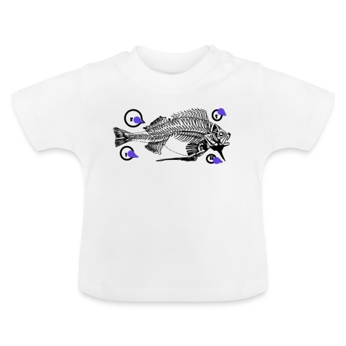 fish&chill - Baby Bio-T-Shirt mit Rundhals