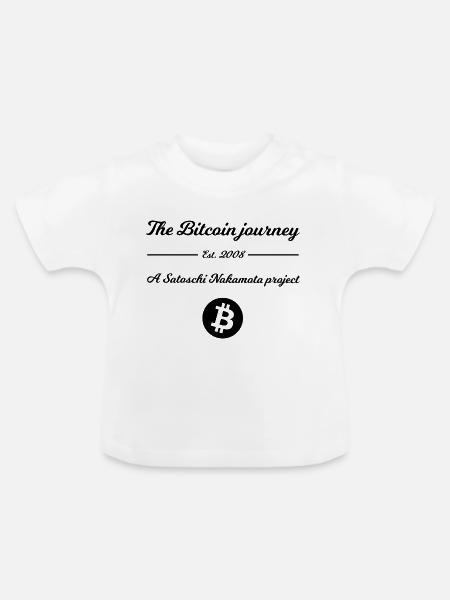 Das Satoschi Projekt - Baby Bio-T-Shirt mit Rundhals - Weiß