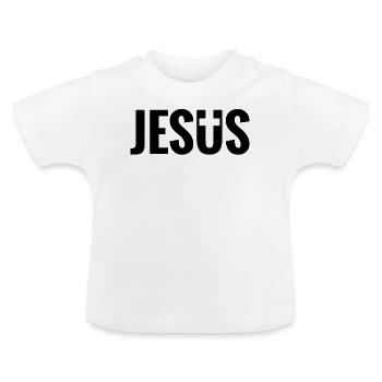 Christ Bible verse - Baby Organic T-Shirt with Round Neck - white - Front