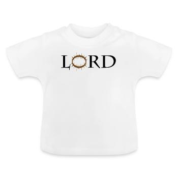 Lord, Lord Jesus Messiah - Baby Organic T-Shirt with Round Neck - white - Front
