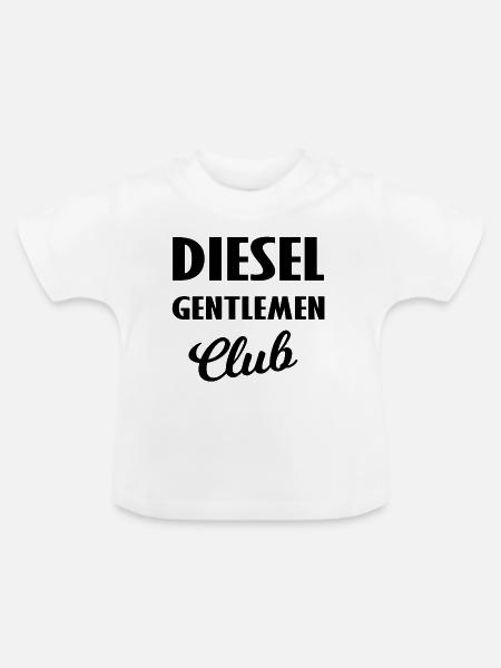 Die Diesel Fahrer - Baby Bio-T-Shirt mit Rundhals - Weiß