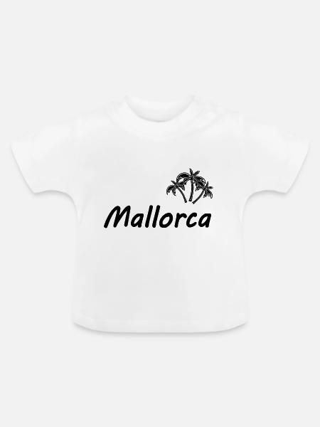 Urlaub im Mittelmeer - Baby Bio-T-Shirt mit Rundhals - Weiß