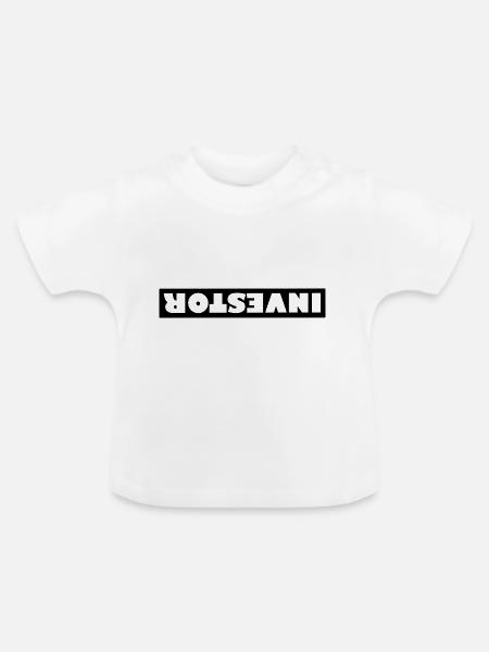 Die Börsen Investoren - Baby Bio-T-Shirt mit Rundhals - Weiß