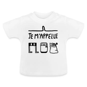 ELIOTT - T-shirt bio col rond Bébé - blanc - Devant