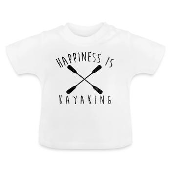 paddle - Baby Organic T-Shirt with Round Neck - white - Front
