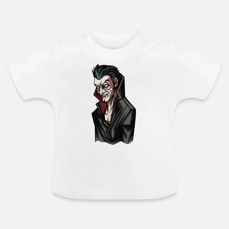 Dracula - T-shirt bio col rond Bébé - blanc