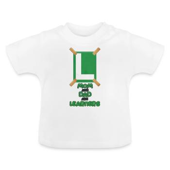 Lustiges Geschenk Vater und Mutter Lehrlinge ❤ - Baby Bio-T-Shirt mit Rundhals - Weiß - Vorne