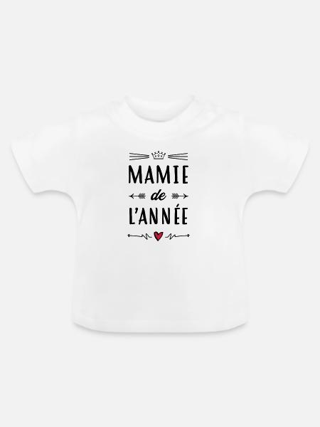 Großmütter / Oma / Mami / Großmutter / Mamy - Baby Bio-T-Shirt mit Rundhals - Weiß