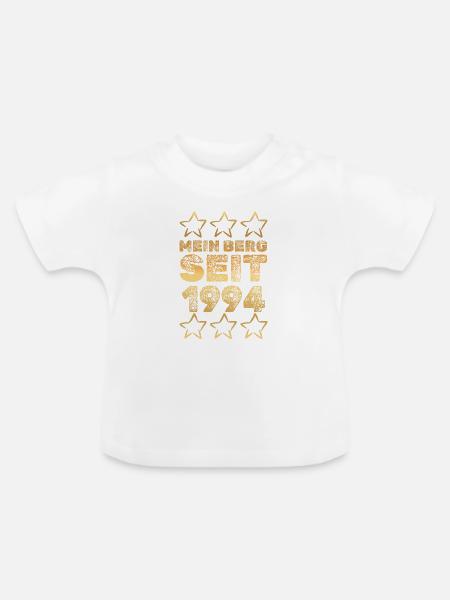 in 1994 - Baby Bio-T-Shirt mit Rundhals - Weiß