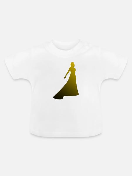 Hochzeit - Baby Bio-T-Shirt mit Rundhals - Weiß