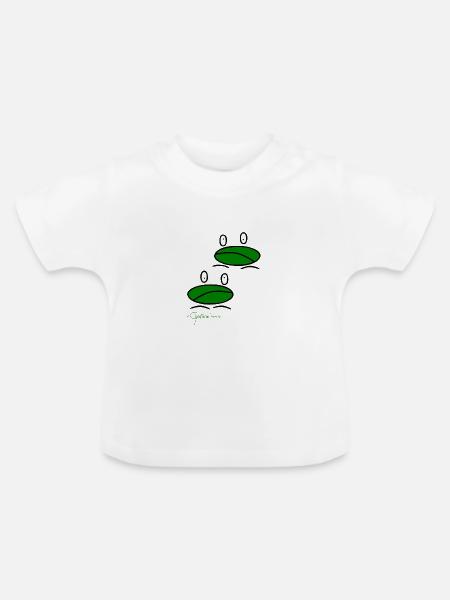 Froschpärchen © Chyropterum Innoxius - Baby Bio-T-Shirt mit Rundhals - Weiß