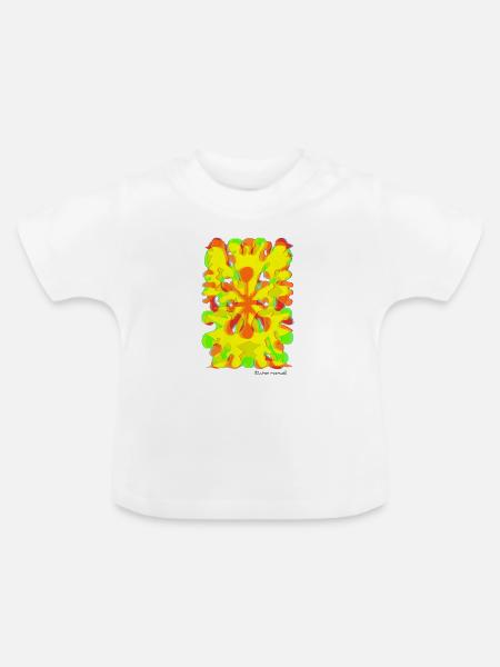 Proyecto_nuevo_-6-_-1-_-12-_-3- - Baby Bio-T-Shirt mit Rundhals - Weiß