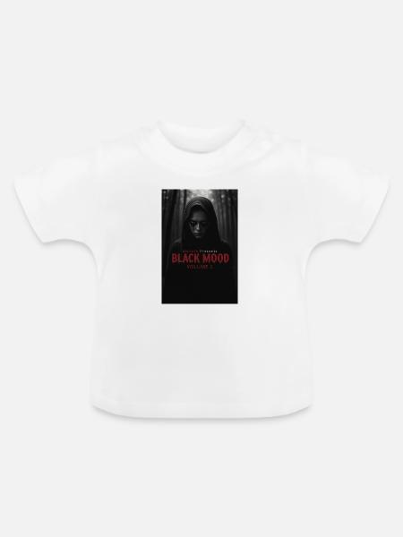 Black_Moods_Vol_2_2k_origin - Baby Bio-T-Shirt mit Rundhals - Weiß
